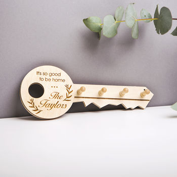 Personalised Wooden Key Holder, 2 of 5