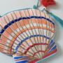 Embroidered Coral Shell Bag, thumbnail 6 of 6