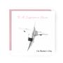 Supersonic Mum Concorde Aviation Mother’s Day Card, thumbnail 1 of 5