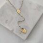 St Mary Rosary Necklace Yellow Gold Dinky Heart, thumbnail 1 of 4