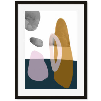 Modern Shapes Collage Art Print, 4 of 6