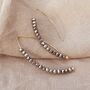 Crystal Threader Earrings, thumbnail 4 of 8