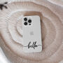 Personalised Name Clear Phone Case, thumbnail 1 of 8