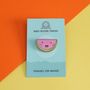 Cute Watermelon Hard Enamel Lapel Pin Badge, thumbnail 1 of 6