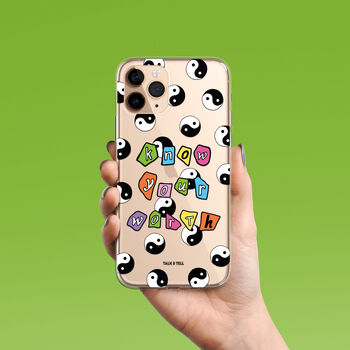 Ying Yang Know Your Worth Phone Case For iPhone, 5 of 10