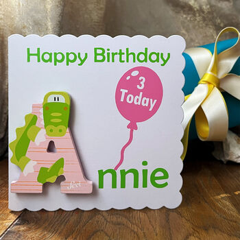 Personalised Alphabet A To Z Door Letter Cards, 2 of 3
