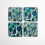 Utopia Sapphire Four Pack Of Coasters, thumbnail 4 of 6