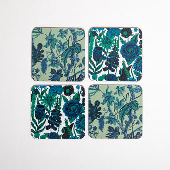 Utopia Sapphire Four Pack Of Coasters, 4 of 6