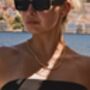 Anchor 5mm Chain Necklace 18 K Gold Gift, thumbnail 4 of 5