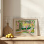Running Art Print Woodland Park Run Scene Poster, thumbnail 8 of 10