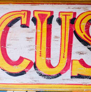 Circus Wooden Sign, 7 of 11