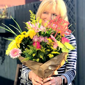 Personalised Flower Bouquet Stick For Mother's Day, 2 of 3
