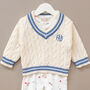 Little Cricket Star Babygrow And Hat Gift Set, thumbnail 4 of 11