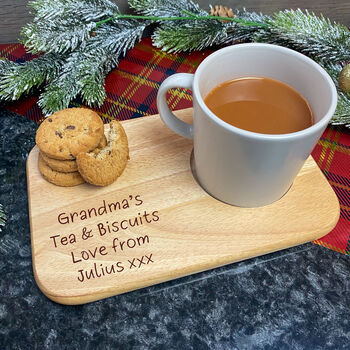 Personalised Tea And Biscuits Brunch Board, 2 of 4