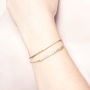 Personalised Gold Fill Stacking Bar Bracelet Set, thumbnail 1 of 4