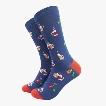 Pub Night Bamboo Socks Gift Set For Men, 4 of 4