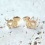 Puppy Love Studs In Stainless Steel, thumbnail 1 of 3