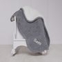 Personalised Grey Sherpa Fleece Cable Baby Blanket, thumbnail 1 of 6