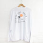 Waves For Days Oversized Long Sleeve T Shirt, thumbnail 5 of 8