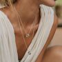 Parvati Turquoise Sterling Silver Spinning Necklace, thumbnail 3 of 11