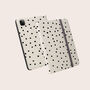 Polka Dots Vegan Leather iPad Pro Folio Case, thumbnail 2 of 7