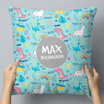 Personalised Children's Name Cushion, 3 of 6