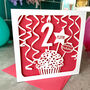 Personalised Cupcake 2nd Birthday Card, thumbnail 1 of 4