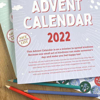 Personalised Kindness Advent Calendar For Kids, 4 of 12