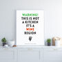 Personalised 'Not A Kitchen A Wine Region' Print, thumbnail 2 of 2