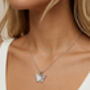 Gold Or Silver Butterfly Necklace, thumbnail 6 of 7
