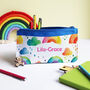 Personalised Watercolour Rainbow Pencil Case, thumbnail 4 of 10