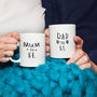 Parents To Be 'Dad And Mum To Be' Mug Set, thumbnail 3 of 5
