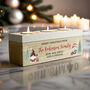 Personalised Christmas Gonk Triple Tea Light Box, thumbnail 1 of 5
