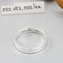 Personalised Handwriting Secret Message Ring, thumbnail 3 of 7