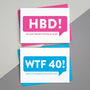 Personalised Speech Bubble Birthday Card, thumbnail 3 of 5