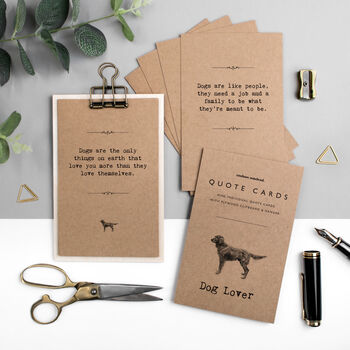 Dog Lover Gift; Dog Quote Cards, 3 of 8