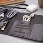 Personalised Faux Leather Cable Tidy, thumbnail 1 of 5