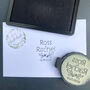 Personalised Wedding Rubber Stamp With Names And Date, thumbnail 1 of 3