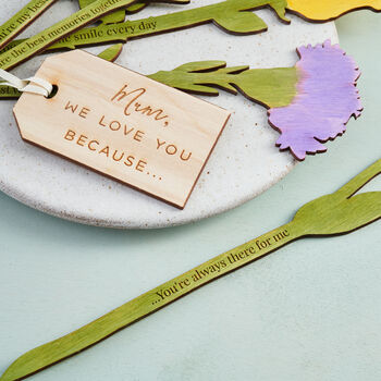 I Love You Because…Personalised Flowers For Her, 5 of 8