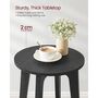 Small Round Table Side Table With Lower Shelf, thumbnail 5 of 12