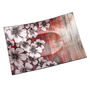 Pink Floral Large Rectangle Glass Plate In Gift Box, thumbnail 1 of 2
