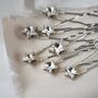 Celestial Star Wedding Hair Pin Set, thumbnail 1 of 6