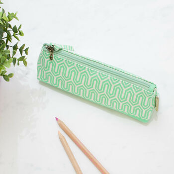Recycled Graphic Design Personalised Pencil Case, 8 of 9