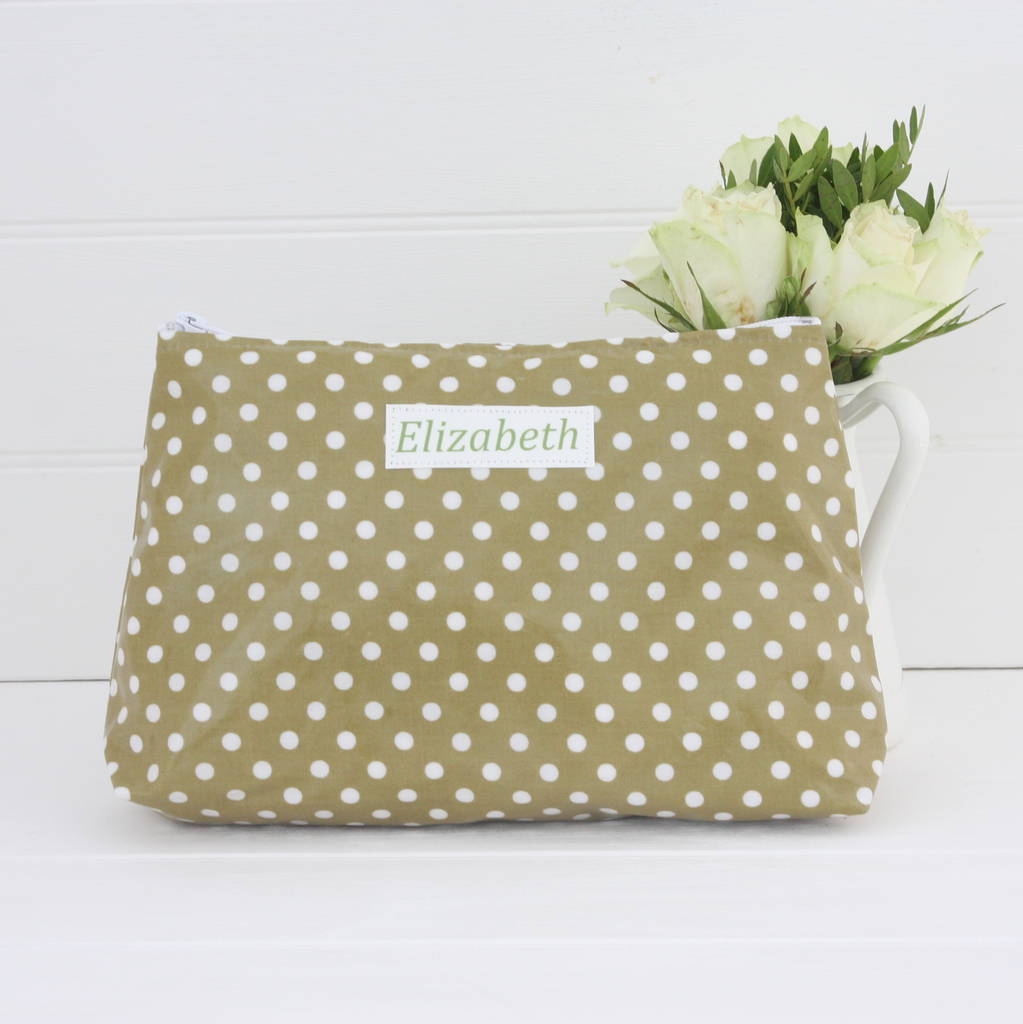 Personalised Wash Bag By Lucy Lilybet