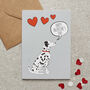 Dalmatian Valentine's Day Card, thumbnail 1 of 2