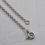1.7mm Sterling Silver Belcher Chain Necklace, thumbnail 2 of 6