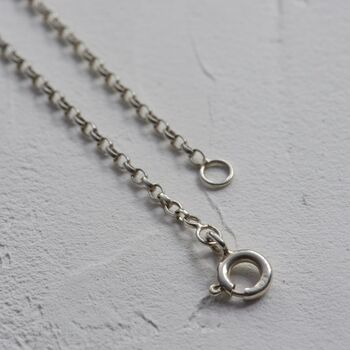 1.7mm Sterling Silver Belcher Chain Necklace, 2 of 6