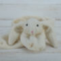 Cream Bunny Scarf And Matching Bag, Gift Hamper, thumbnail 6 of 6