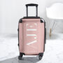 Statement Blush Personalised Suitcase, thumbnail 1 of 7