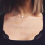 Lena. White Opal Sterling Silver Necklace, thumbnail 1 of 5